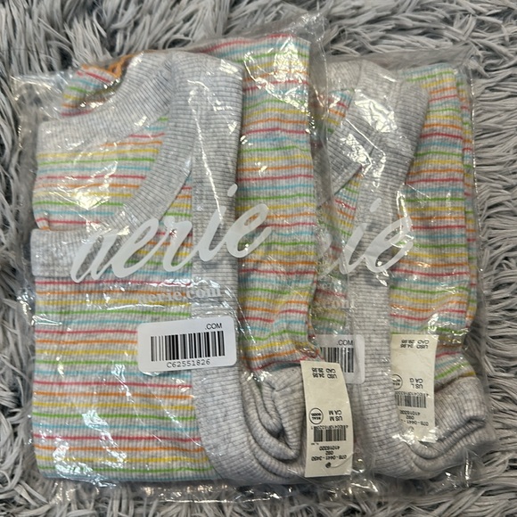 Aerie Free Spirit Ribbed Striped Tank Top NWT - Picture 8 of 11